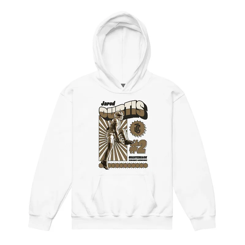 Jared Curtis Illustration Youth Hoodie White — White