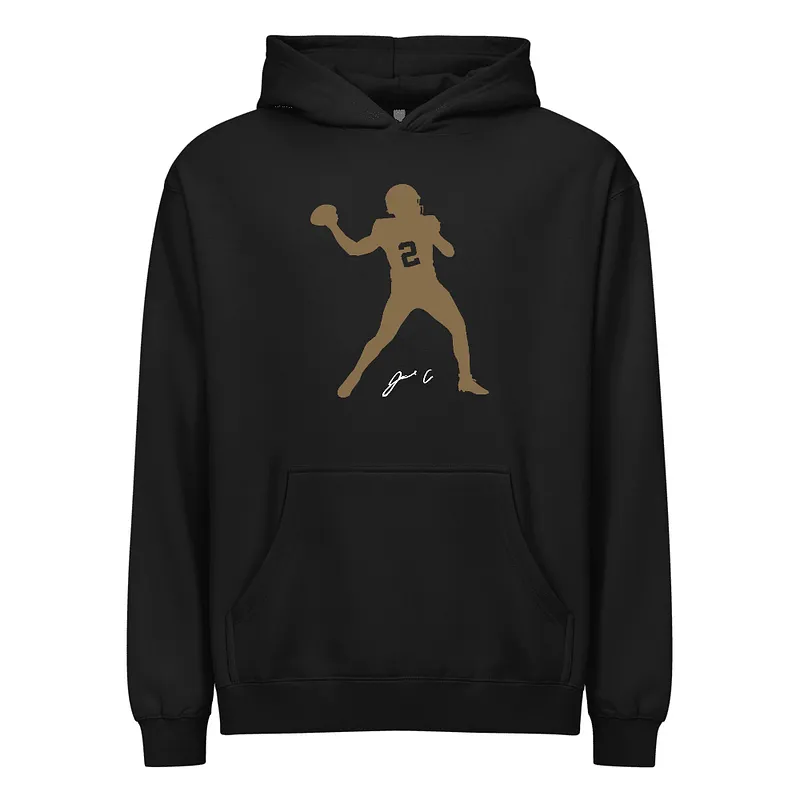 Jared Curtis Silhouette Boxy Hoodie Black — Black