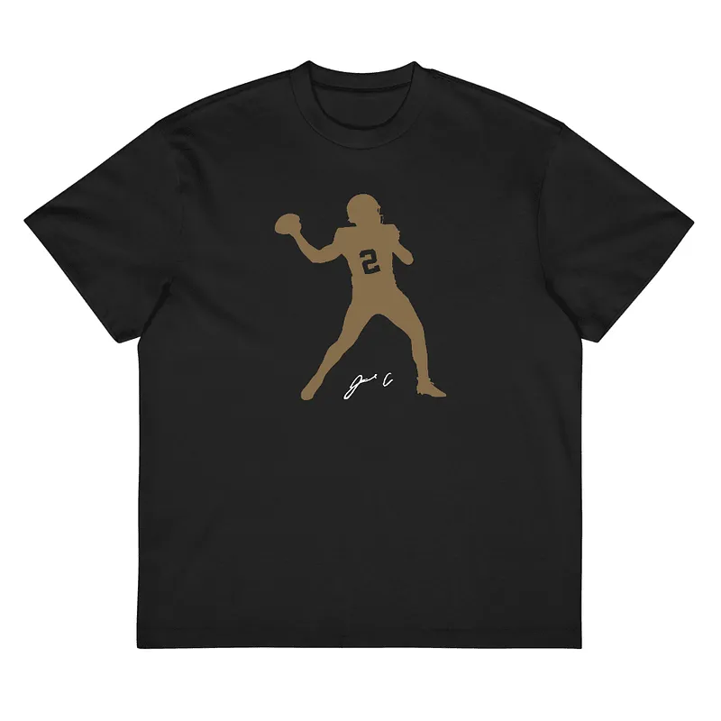 Jared Curtis Silhouette Boxy T-shirt Black — Black