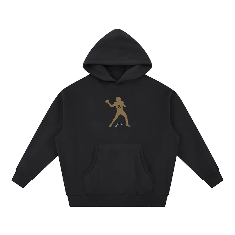 Jared Curtis Silhouette Oversized Boxy Hoodie