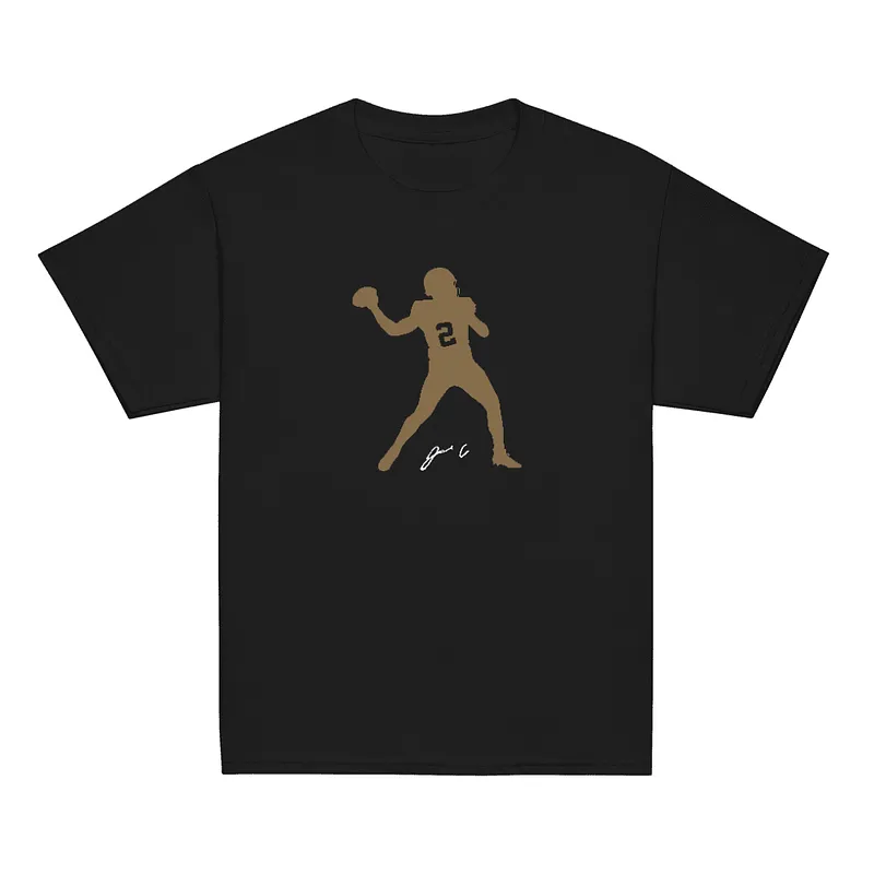 Jared Curtis Silhouette Youth T-shirt Black — Black